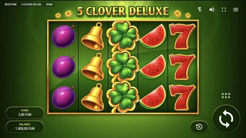 5 Clover Deluxe - ekrani i lojës